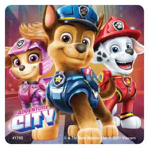 PAW Patrol: The Movie - Adventure City Stickers